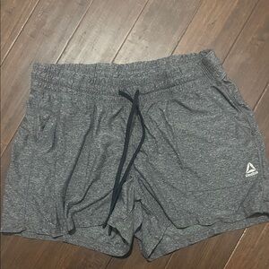 Reebok Women's Charcoal Athletic Shorts
